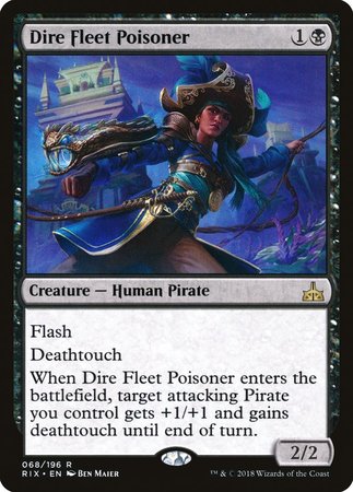 Dire Fleet Poisoner [Rivals of Ixalan] | Exor Games Summserside