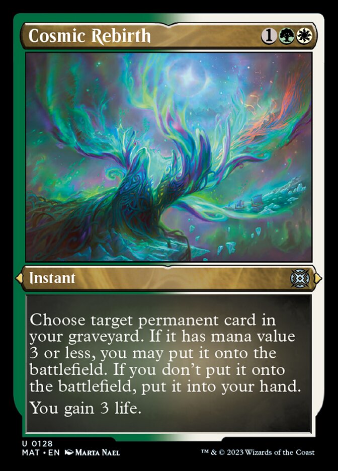 Cosmic Rebirth (Foil Etched) [March of the Machine: The Aftermath] | Exor Games Summserside