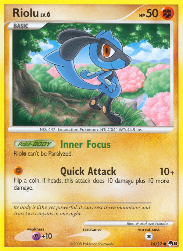 Riolu (16/17) [POP Series 8] | Exor Games Summserside