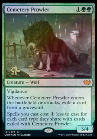 Cemetery Prowler [Innistrad: Crimson Vow Prerelease Promos] | Exor Games Summserside
