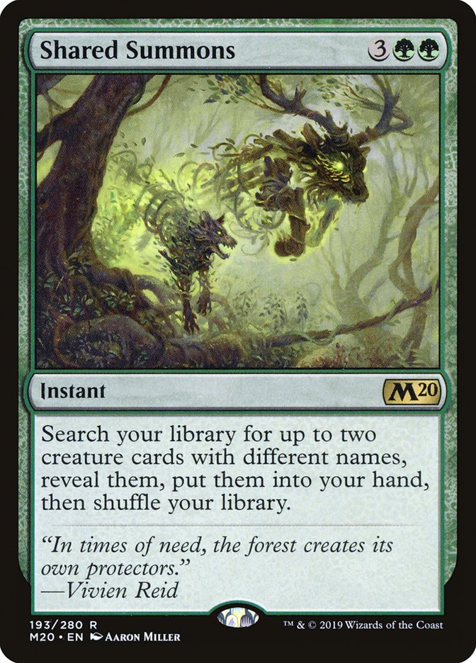 Shared Summons [Core Set 2020] | Exor Games Summserside