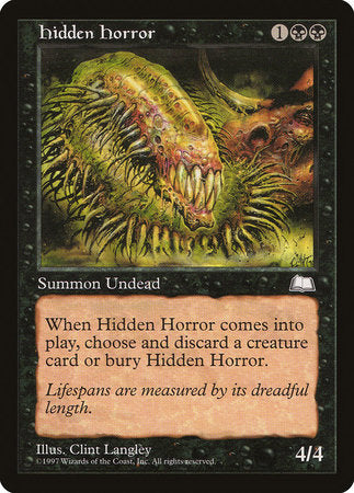 Hidden Horror [Weatherlight] | Exor Games Summserside
