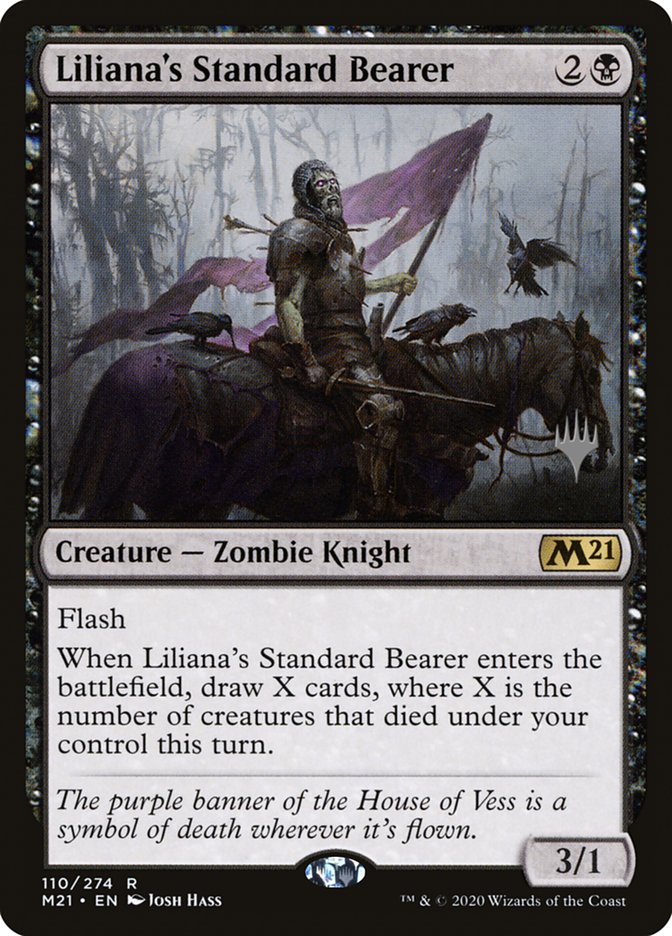 Liliana's Standard Bearer (Promo Pack) [Core Set 2021 Promos] | Exor Games Summserside