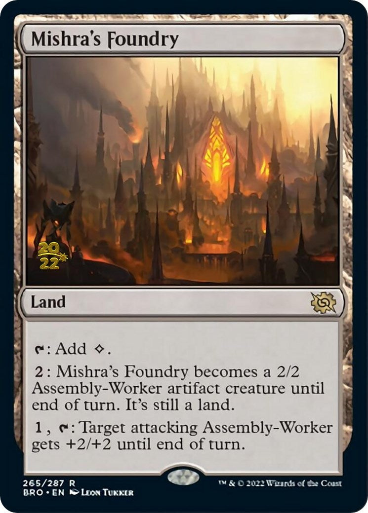 Mishra's Foundry [The Brothers' War: Prerelease Promos] | Exor Games Summserside