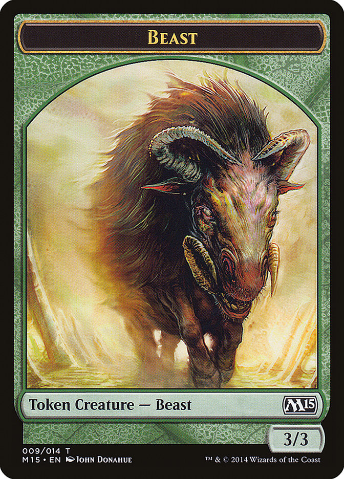 Beast (009/014) [Magic 2015 Tokens] | Exor Games Summserside