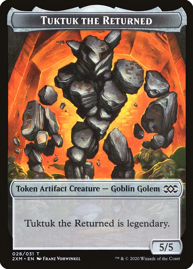 Tuktuk the Returned Token [Double Masters] | Exor Games Summserside