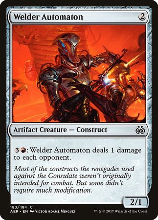 Welder Automaton [Aether Revolt] | Exor Games Summserside