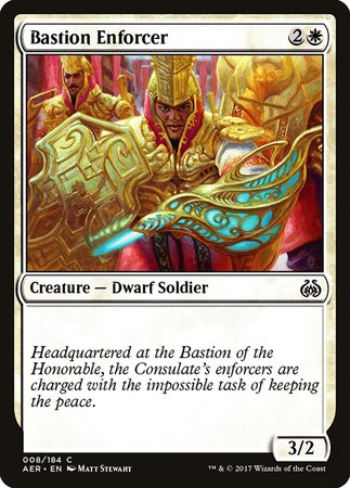 Bastion Enforcer [Aether Revolt] | Exor Games Summserside