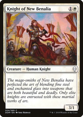 Knight of New Benalia [Dominaria] | Exor Games Summserside