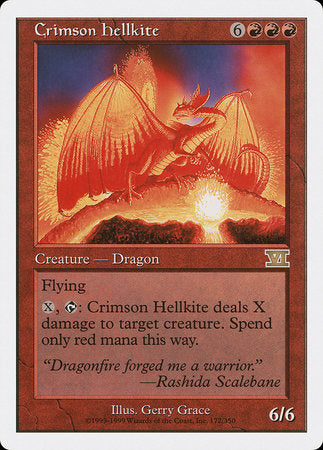 Crimson Hellkite [Classic Sixth Edition] | Exor Games Summserside