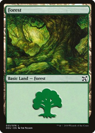 Forest (33) [Duel Decks: Elves vs. Inventors] | Exor Games Summserside