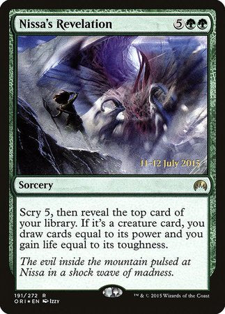 Nissa's Revelation [Magic Origins Promos] | Exor Games Summserside