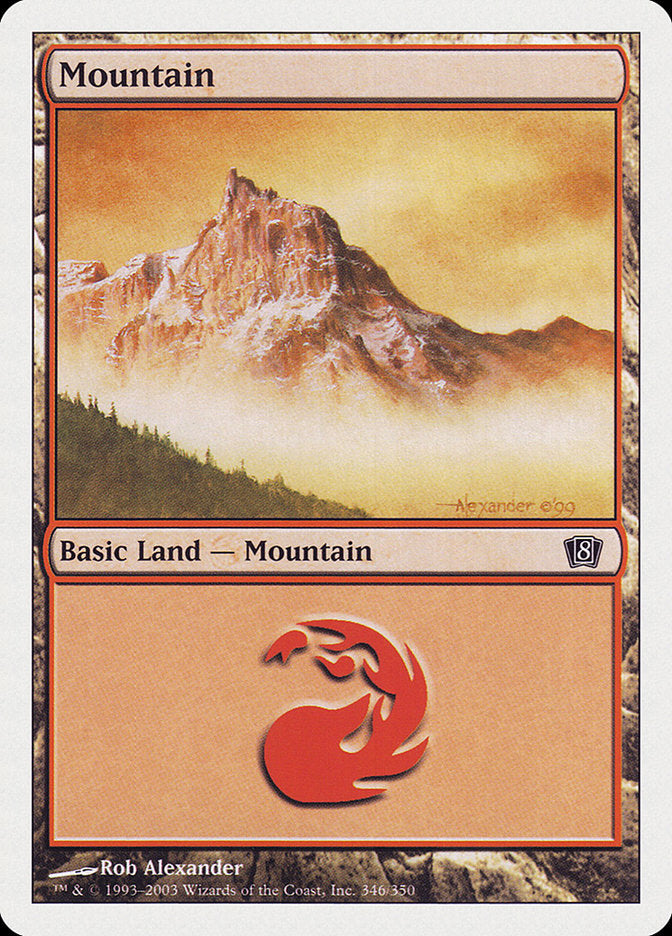 Mountain (346) [Eighth Edition] | Exor Games Summserside