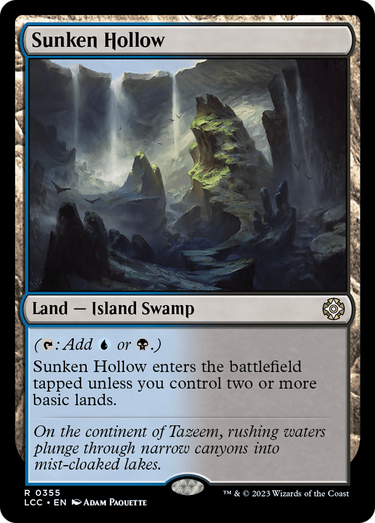 Sunken Hollow [The Lost Caverns of Ixalan Commander] | Exor Games Summserside