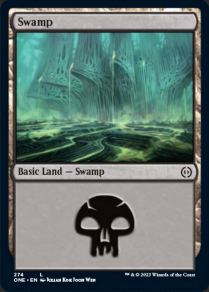 Swamp (274) [Phyrexia: All Will Be One] | Exor Games Summserside