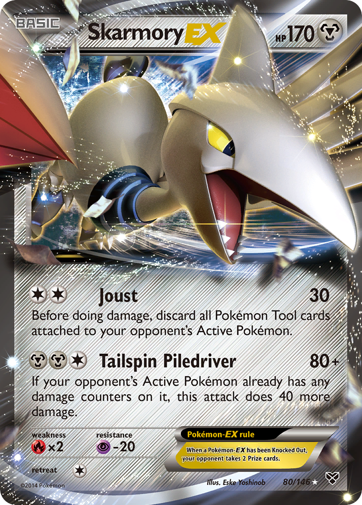 Skarmory EX (80/146) [XY: Base Set] | Exor Games Summserside