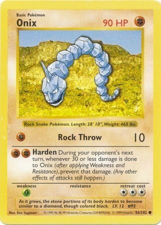 Onix (56/102) [Base Set Shadowless Unlimited] | Exor Games Summserside