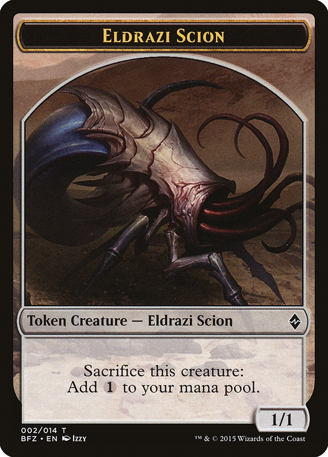 Eldrazi Scion (002/014) [Battle for Zendikar Tokens] | Exor Games Summserside