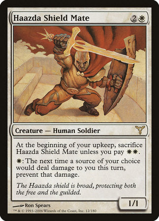 Haazda Shield Mate [Dissension] | Exor Games Summserside