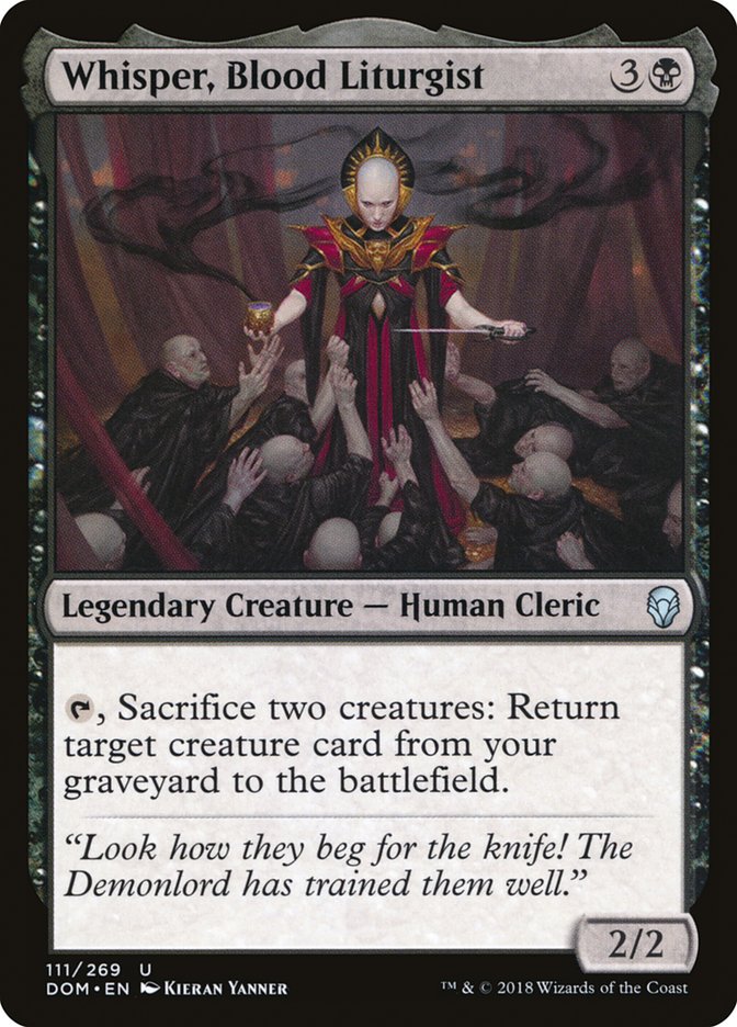 Whisper, Blood Liturgist [Dominaria] | Exor Games Summserside