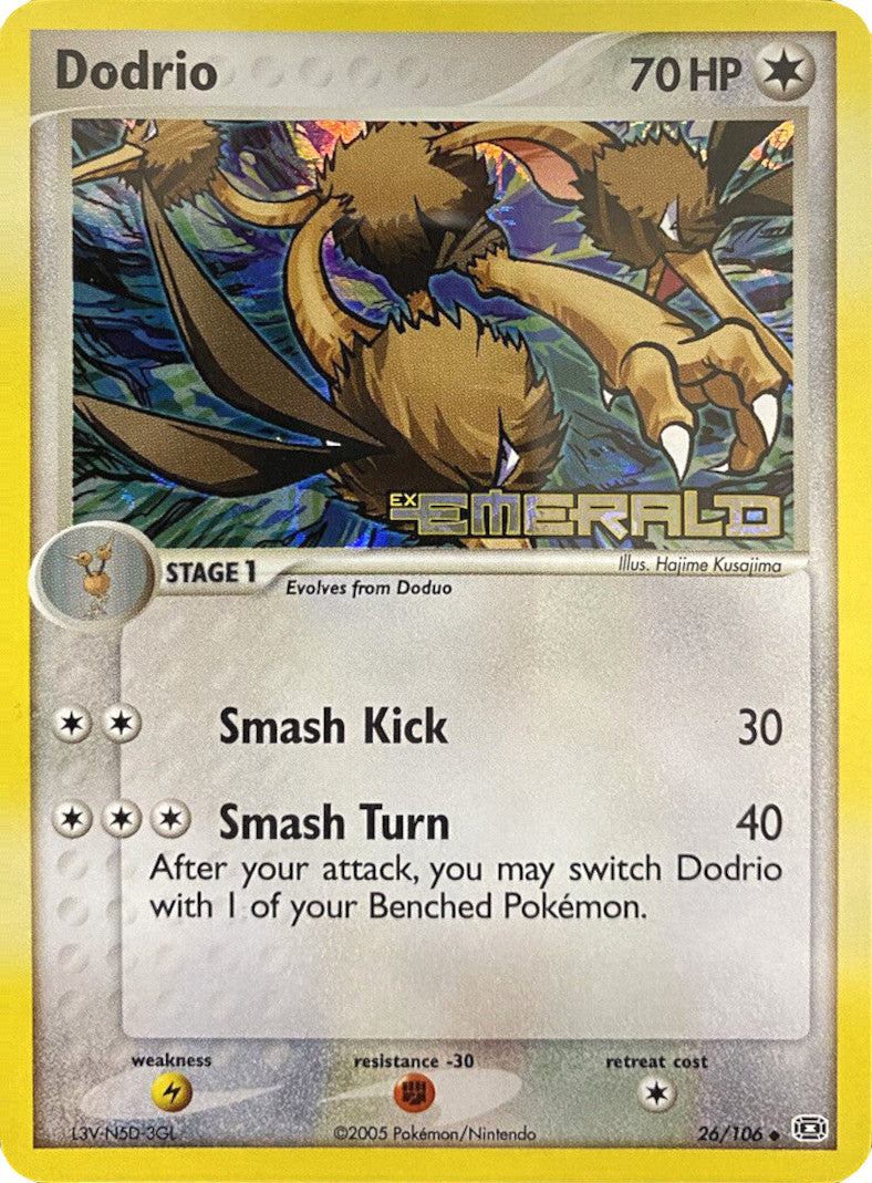 Dodrio (26/106) (Stamped) [EX: Emerald] | Exor Games Summserside