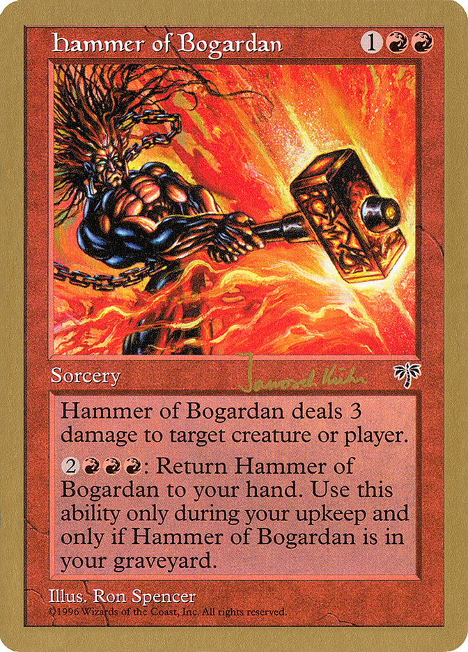 Hammer of Bogardan (Janosch Kuhn) [World Championship Decks 1997] | Exor Games Summserside