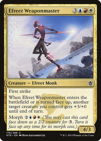 Efreet Weaponmaster [Khans of Tarkir] | Exor Games Summserside