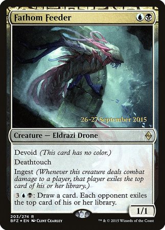 Fathom Feeder [Battle for Zendikar Promos] | Exor Games Summserside