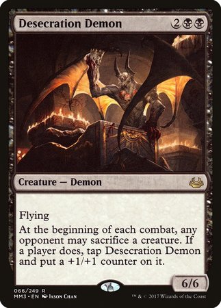 Desecration Demon [Modern Masters 2017] | Exor Games Summserside