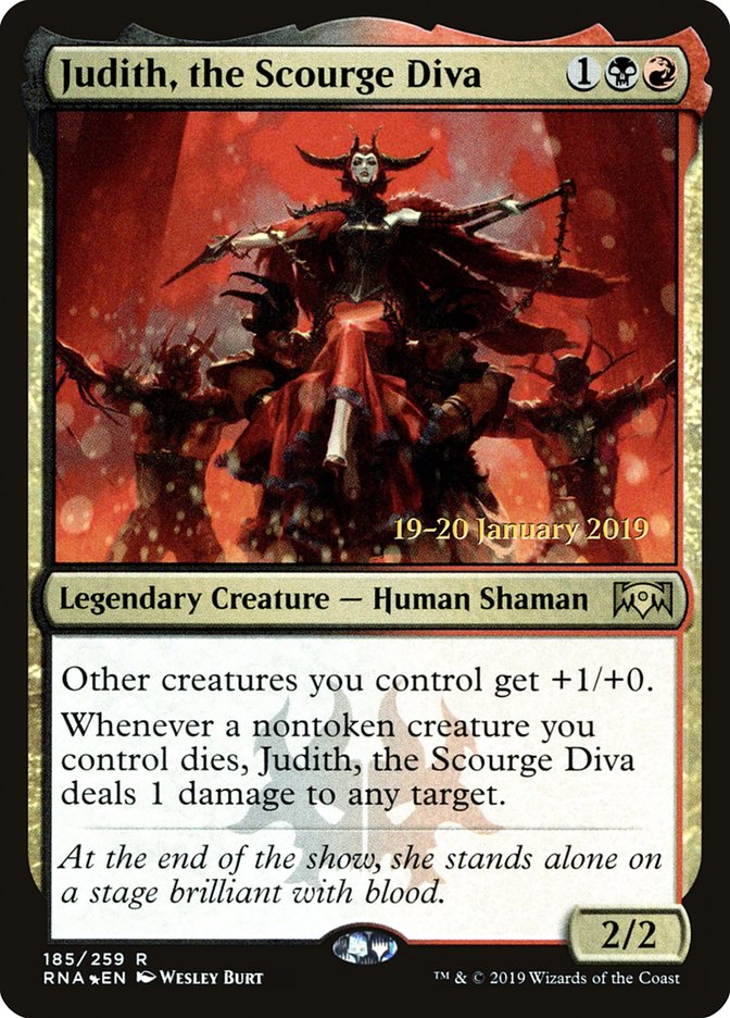 Judith, the Scourge Diva [Ravnica Allegiance Prerelease Promos] | Exor Games Summserside