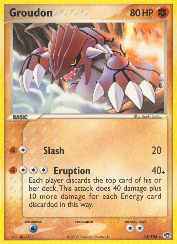 Groudon (14/106) [EX: Emerald] | Exor Games Summserside