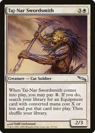 Taj-Nar Swordsmith [Mirrodin] | Exor Games Summserside