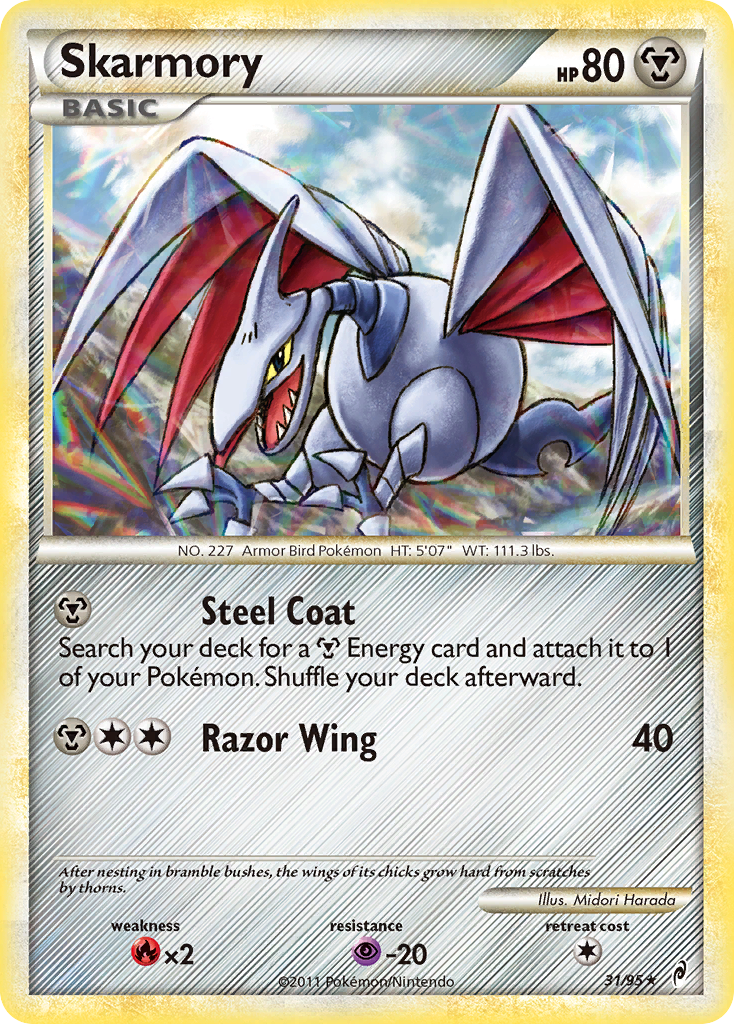 Skarmory (31/95) [HeartGold & SoulSilver: Call of Legends] | Exor Games Summserside