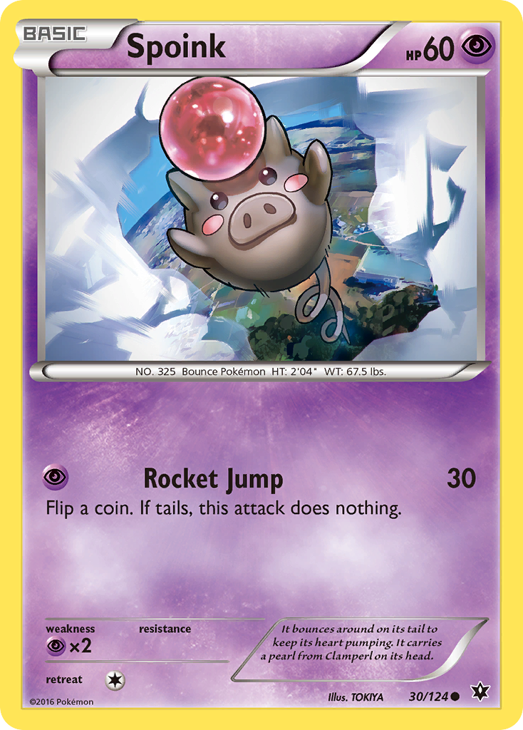 Spoink (30/124) [XY: Fates Collide] | Exor Games Summserside