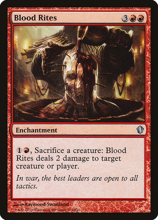 Blood Rites [Commander 2013] | Exor Games Summserside