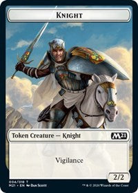 Knight // Pirate Double-sided Token [Core Set 2021 Tokens] | Exor Games Summserside