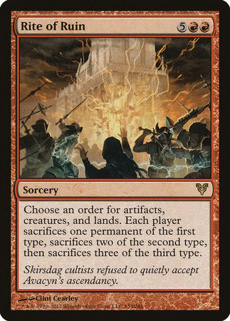 Rite of Ruin [Avacyn Restored] | Exor Games Summserside