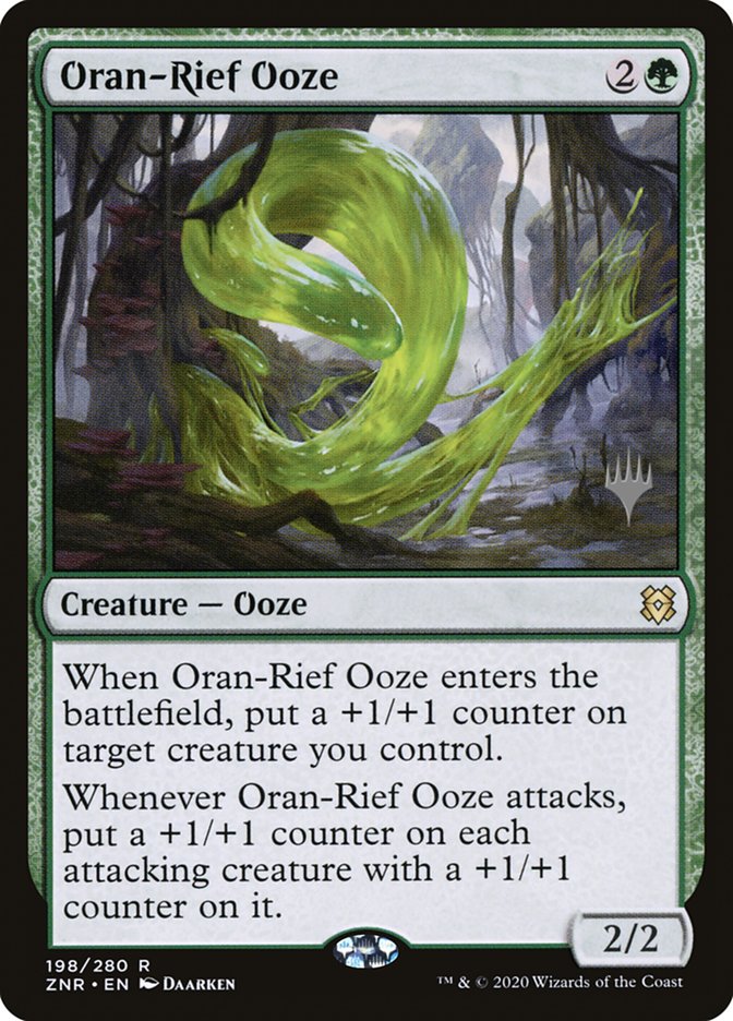 Oran-Rief Ooze (Promo Pack) [Zendikar Rising Promos] | Exor Games Summserside