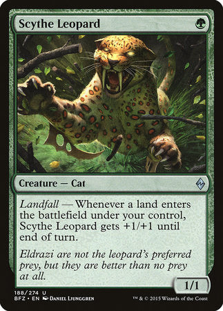 Scythe Leopard [Battle for Zendikar] | Exor Games Summserside