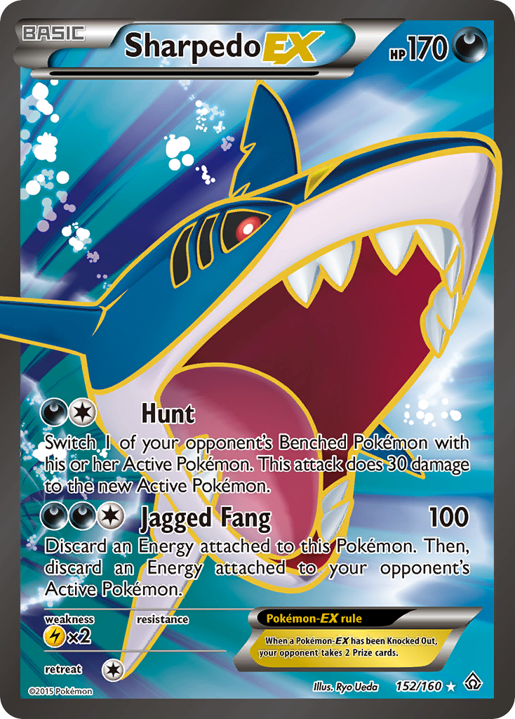 Sharpedo EX (152/160) [XY: Primal Clash] | Exor Games Summserside