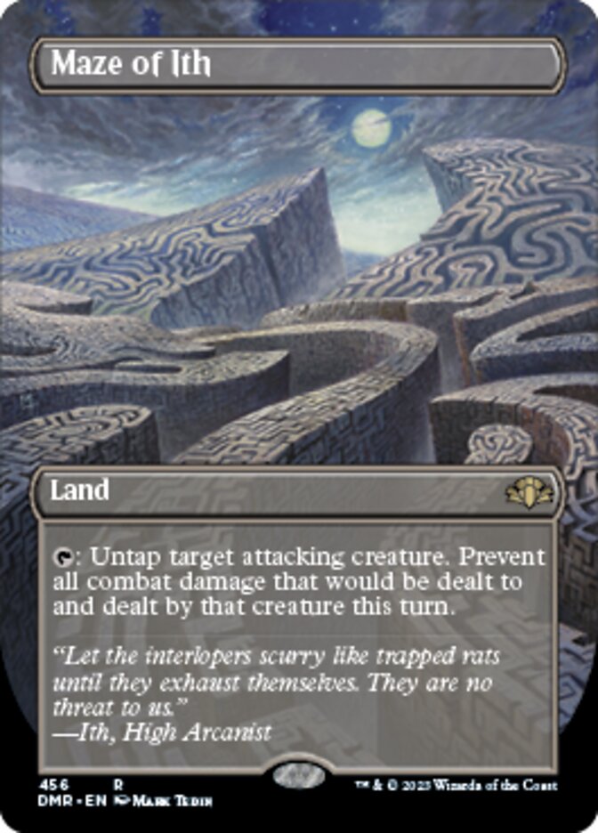 Maze of Ith (Borderless Alternate Art) [Dominaria Remastered] | Exor Games Summserside