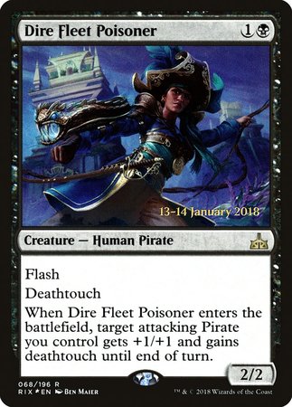 Dire Fleet Poisoner [Rivals of Ixalan Promos] | Exor Games Summserside