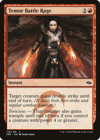 Temur Battle Rage [Fate Reforged] | Exor Games Summserside