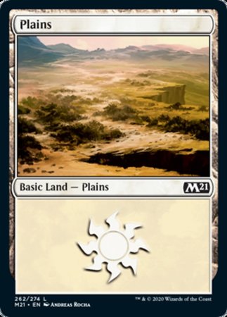 Plains (262) [Core Set 2021] | Exor Games Summserside