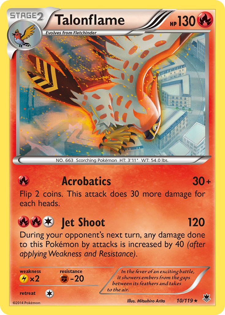 Talonflame (10/119) [XY: Phantom Forces] | Exor Games Summserside