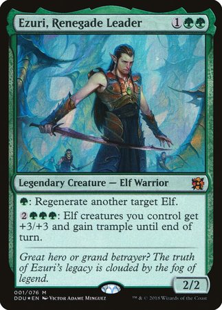 Ezuri, Renegade Leader [Duel Decks: Elves vs. Inventors] | Exor Games Summserside