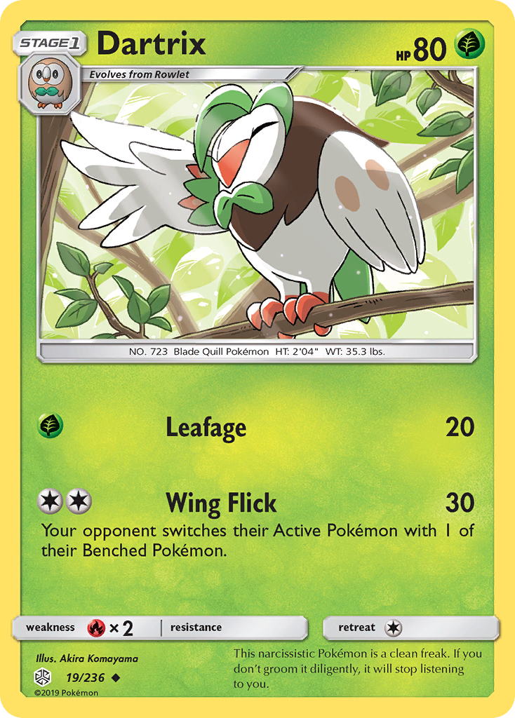 Dartrix (19/236) [Sun & Moon: Cosmic Eclipse] | Exor Games Summserside