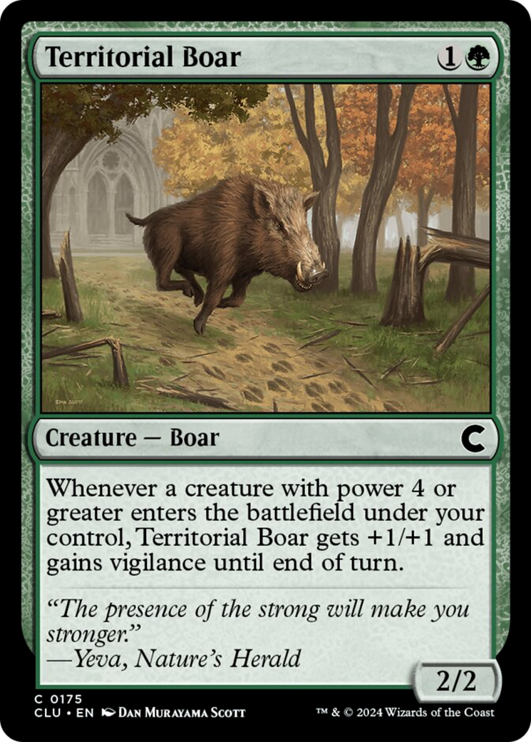 Territorial Boar [Ravnica: Clue Edition] | Exor Games Summserside