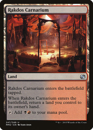 Rakdos Carnarium [Modern Masters 2015] | Exor Games Summserside