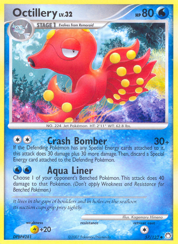 Octillery (57/123) [Diamond & Pearl: Mysterious Treasures] | Exor Games Summserside